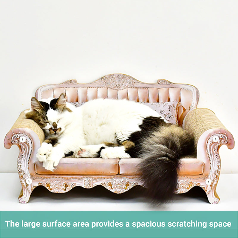 Pipers Cats Cat Scratcher European Vintage Styled Sofa Cardboard Sofa Durable
