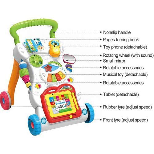 Truboo Walker Baby Push Toddler Toys Activity Centre Music Kids Balance Wheels