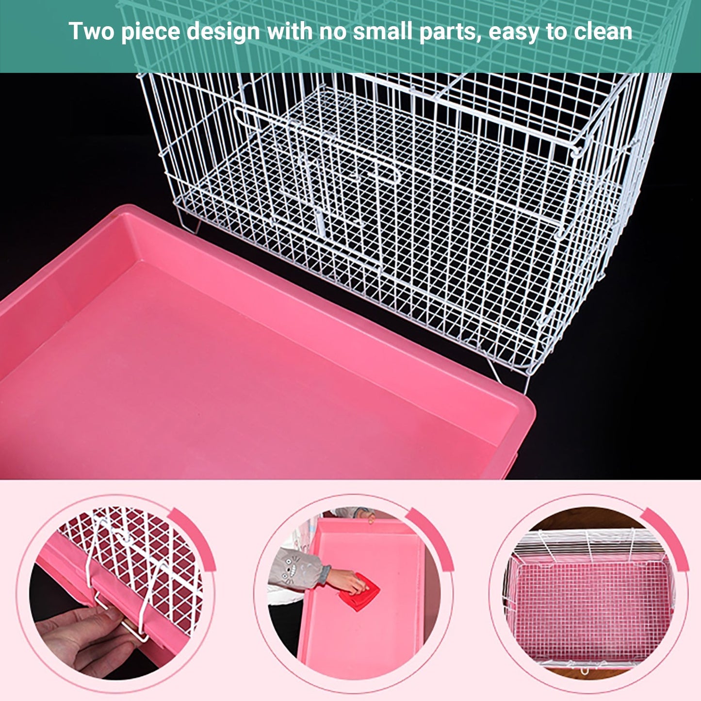 Pipers Small Pet Cage Foldable House Home Box Guinea Pig Mouse Rat Rabbit