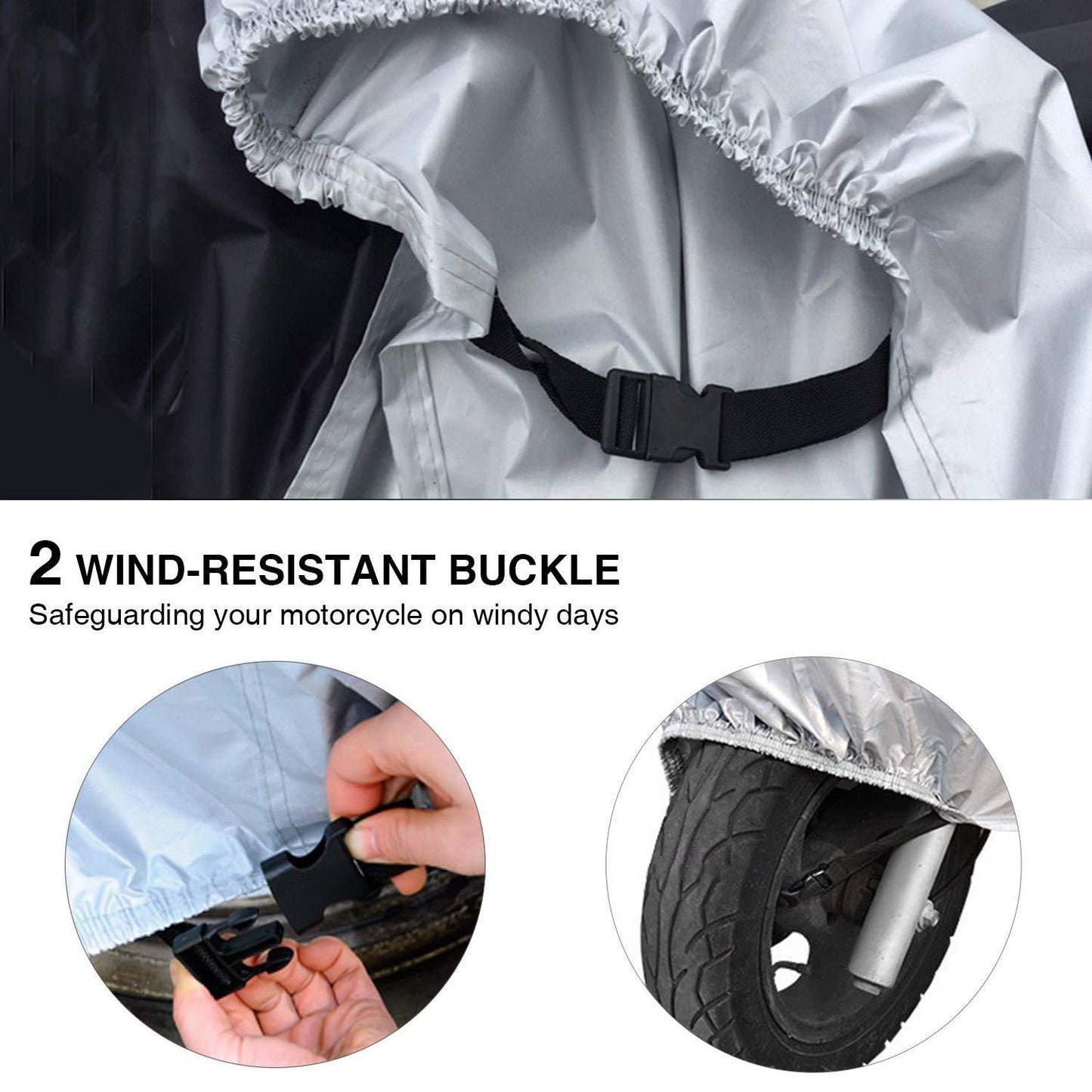 Kartech Motorcycle Cover Waterproof Scooter Outdoor Bike Motorbike Rain UV Dust