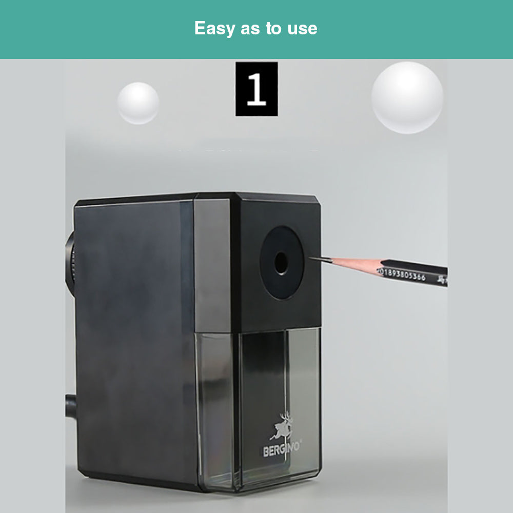Lineguard Mechanical Pencil Sharpener Manual Desktop Charcoal Stationery Hand