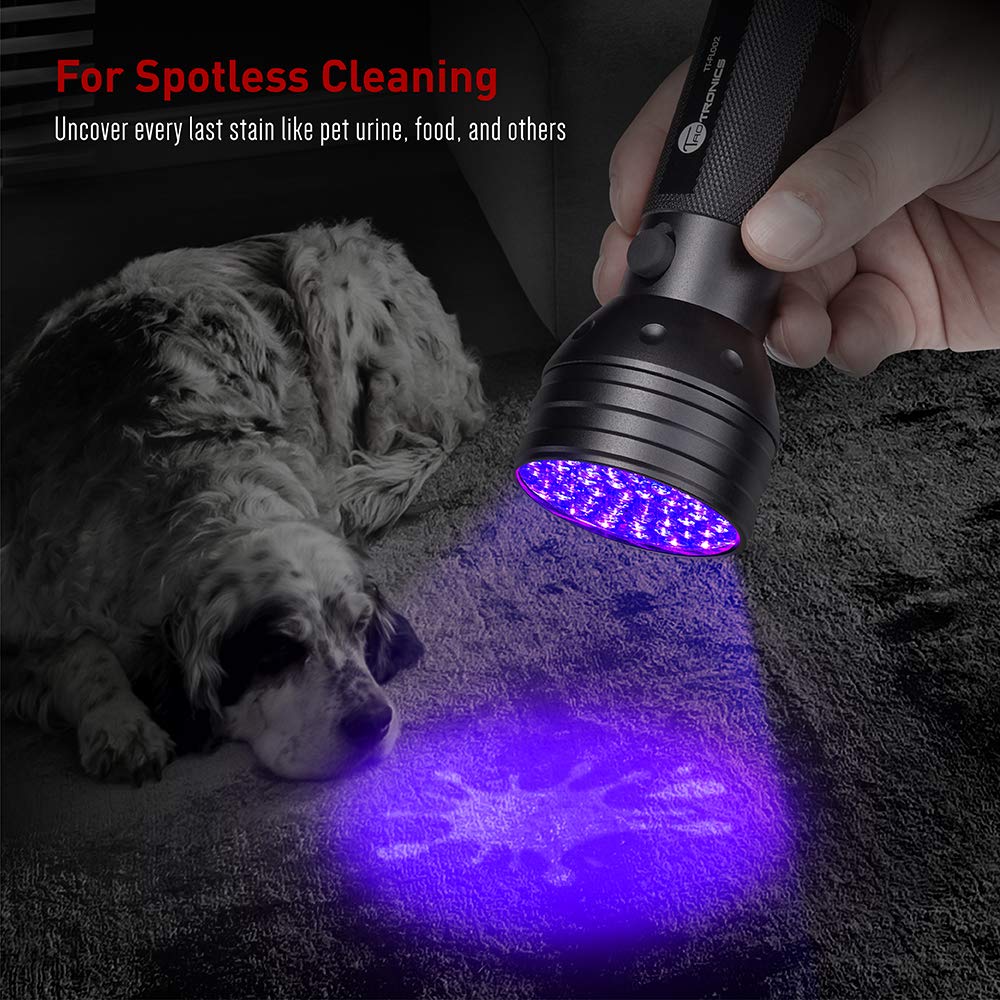 UV Torch Light LED Flashlight Lamp Aluminium Ultra Violet nM Blacklight Camping