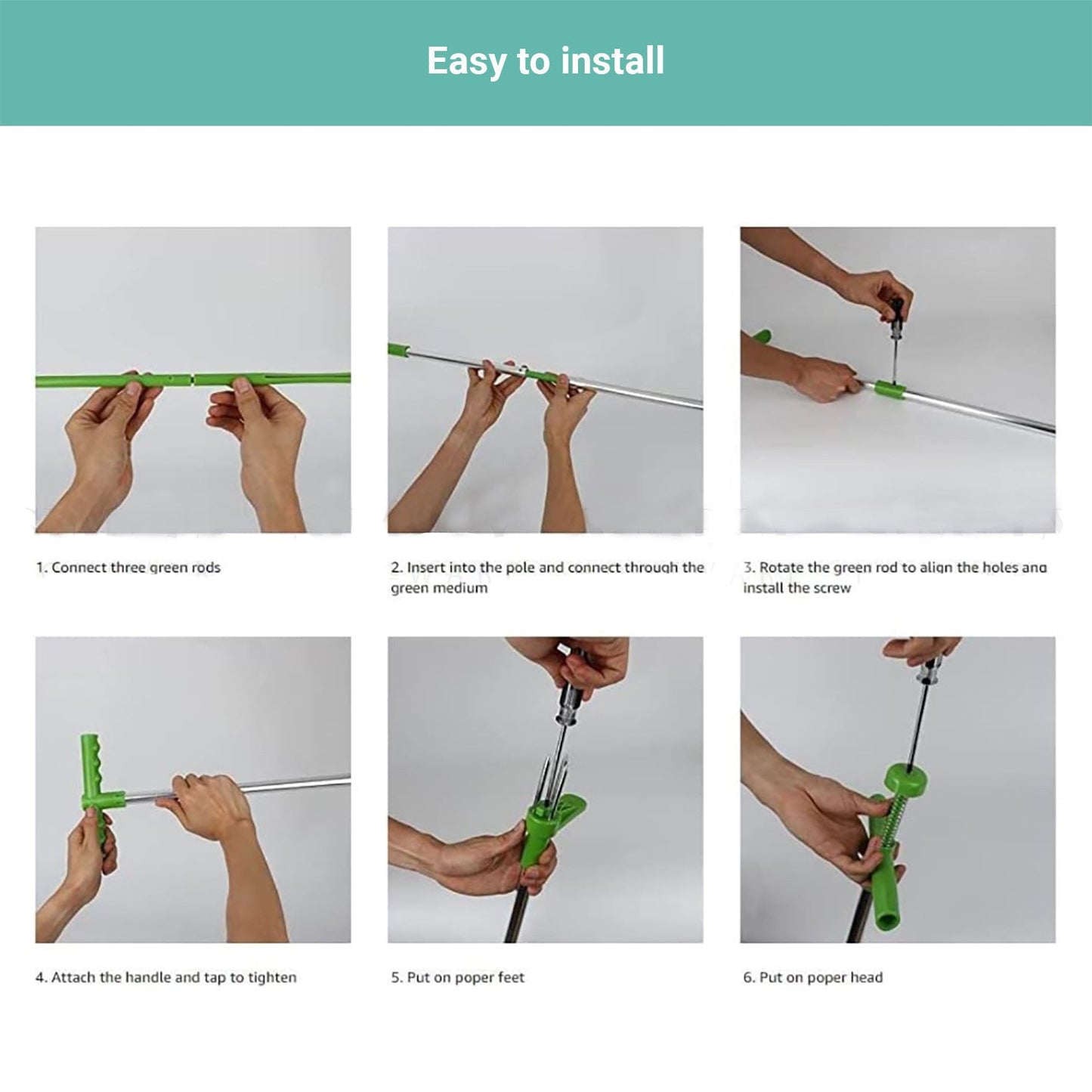 Landen Garden Weed Puller Standing Plant Root Remover Manual Weeder Hand Tool