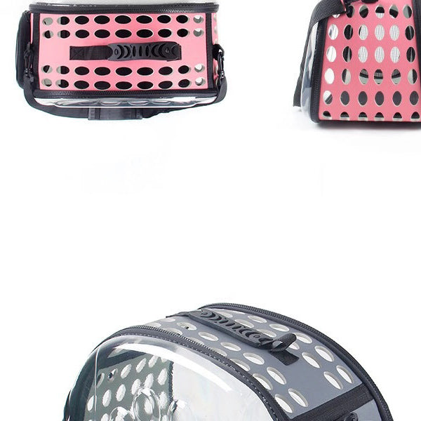 Pet Carrier Bag Clear Cat Dog See Through Comfort Travel Bag Airline Approved