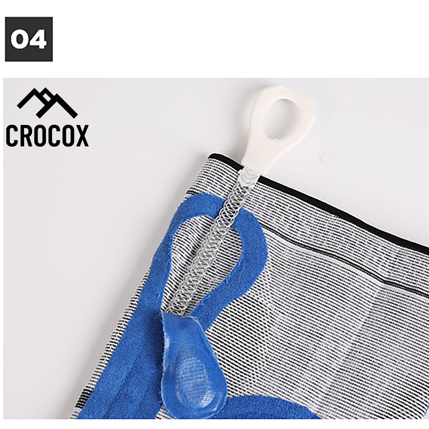 Crocox Knee Braces Support Strap Compression Sleeve Silicone Pad M L XL Adult