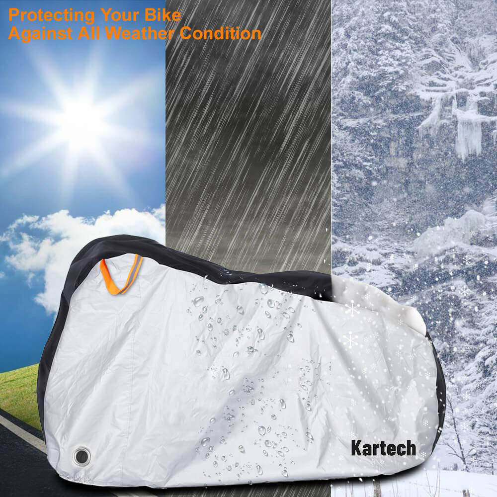 Kartech Bicycle Cover Waterproof Bike Dust Rain Protector UV Sun Duty Outdoor