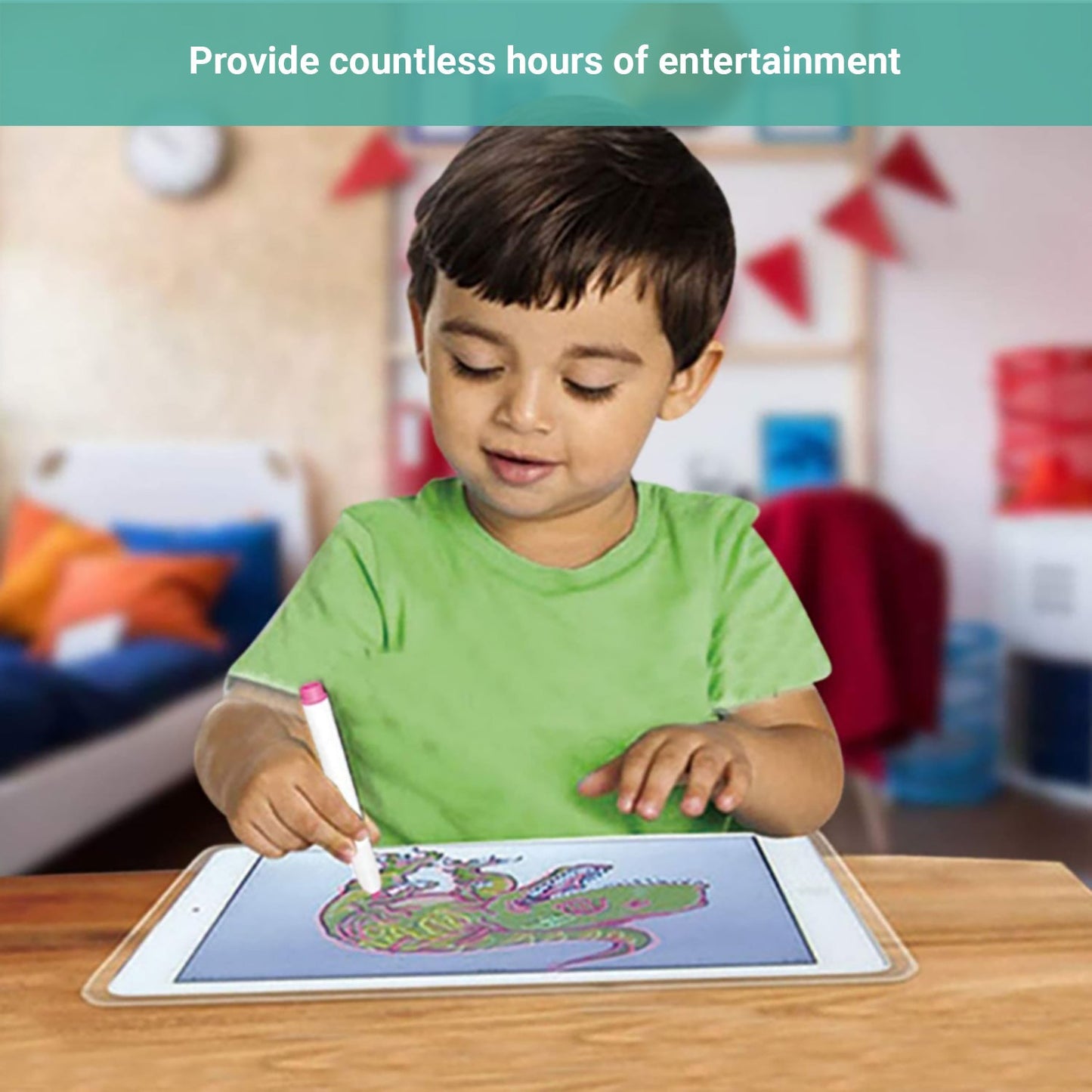 Truboo Light Up Drawing Board Kids Tablet Toy 3D Tracing Pad Magic Painting