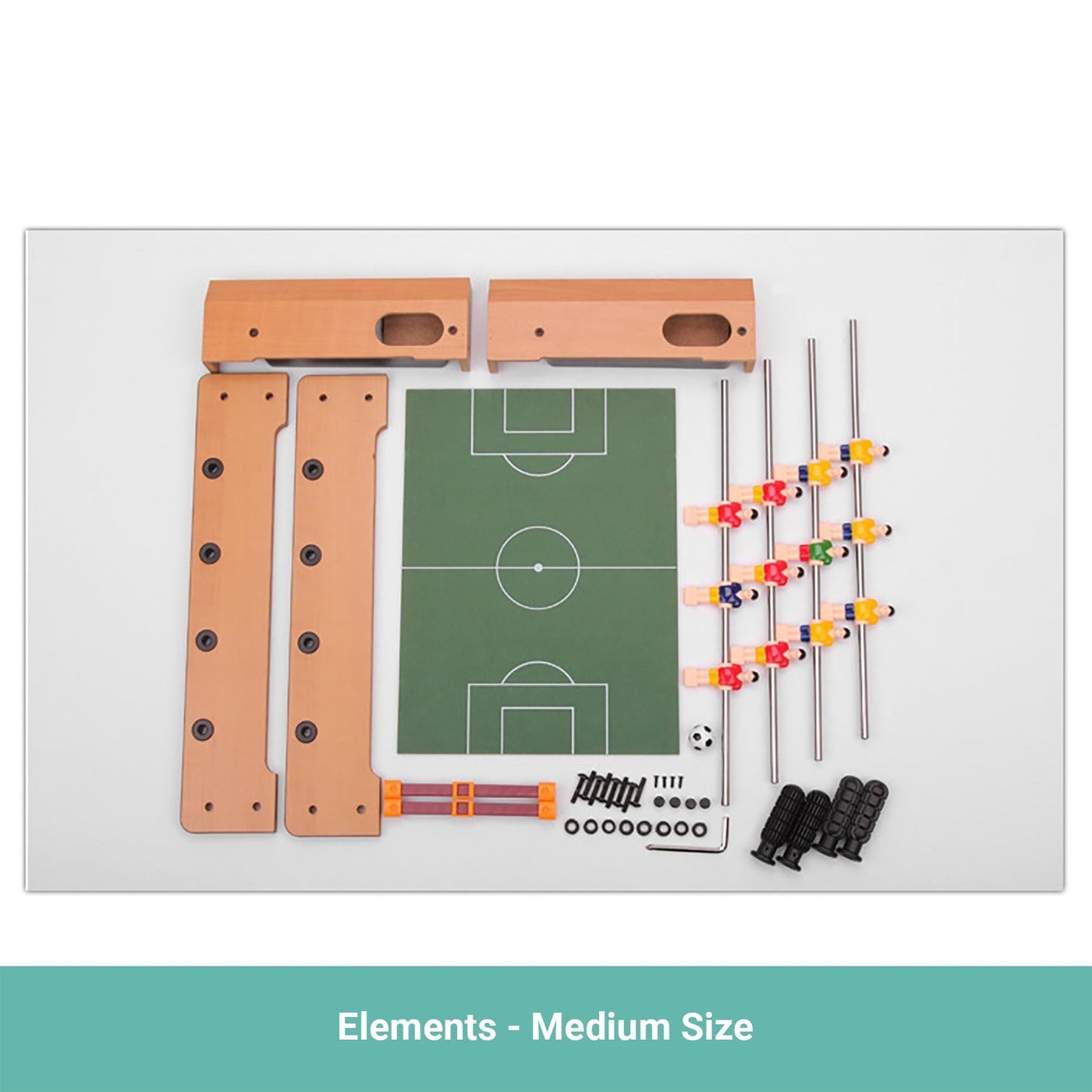 Wasel Mini Foosball Table Set Parents-Children Indoor Game Toy Xmas Gift