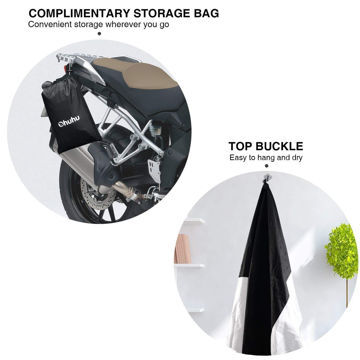 Kartech Motorcycle Cover Waterproof Scooter Outdoor Bike Motorbike Rain UV Dust