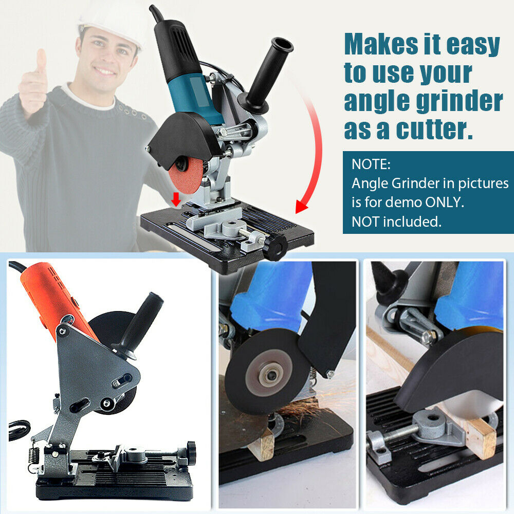 Titan Angle Grinder Stand Bracket Holder Support Cutting Base Metal Adjustable
