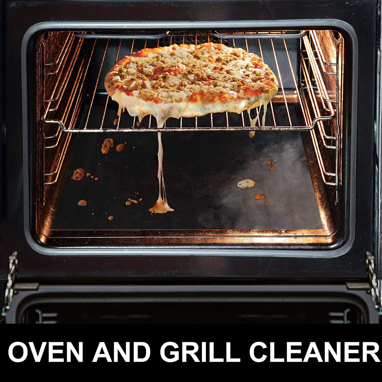 Landen BBQ Mesh Grill Mat Non-Stick Liner Cooking Barbecue Sheet Wire Baking Pad