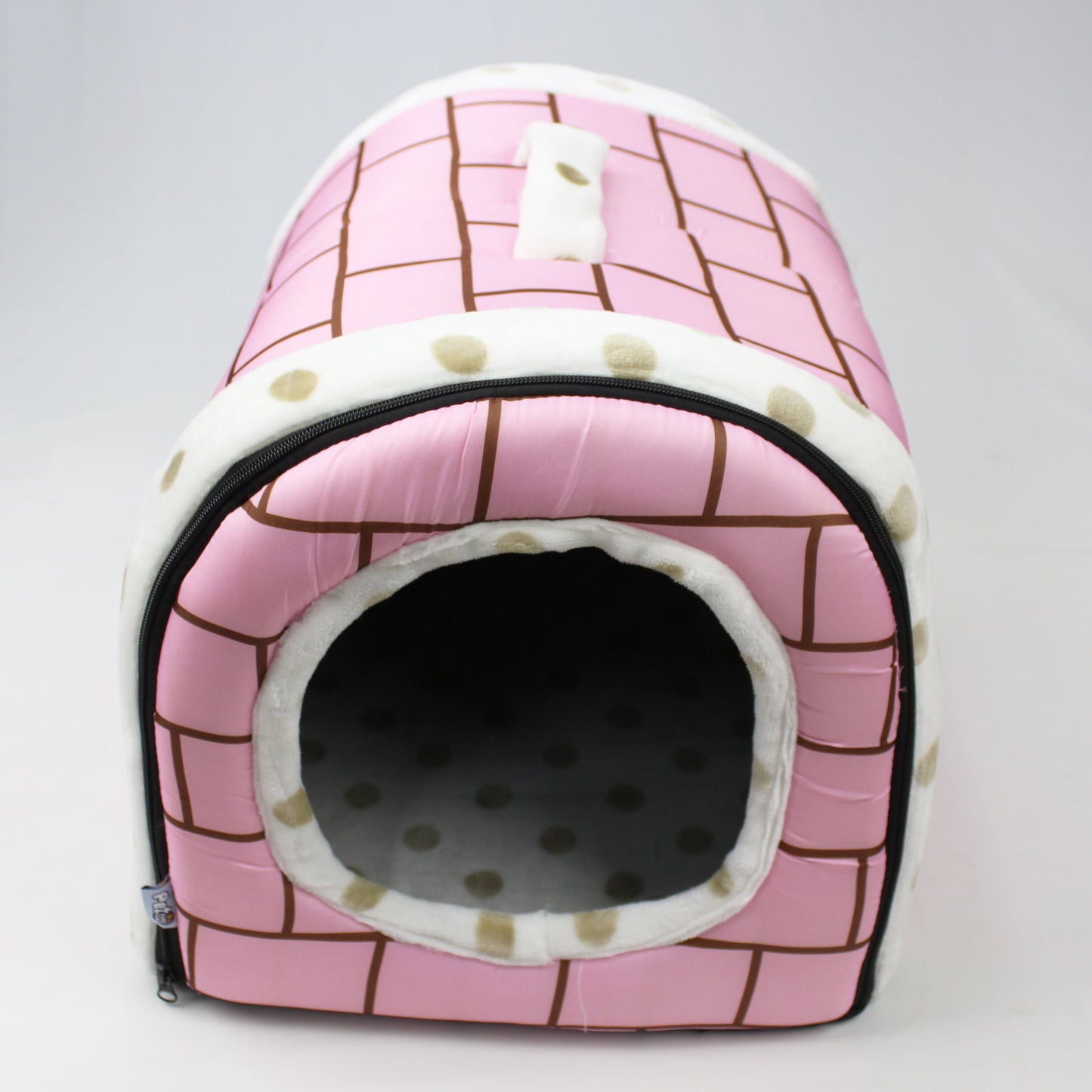 Pet Dog House Kennel Soft Igloo Warm Bed Cave Cat Puppy Beds Doghouse Folding