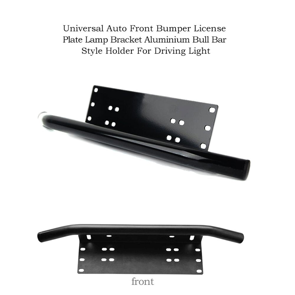 Kartech Bullbar Mounting Bracket Light License Plate Holder Mount Universal LED