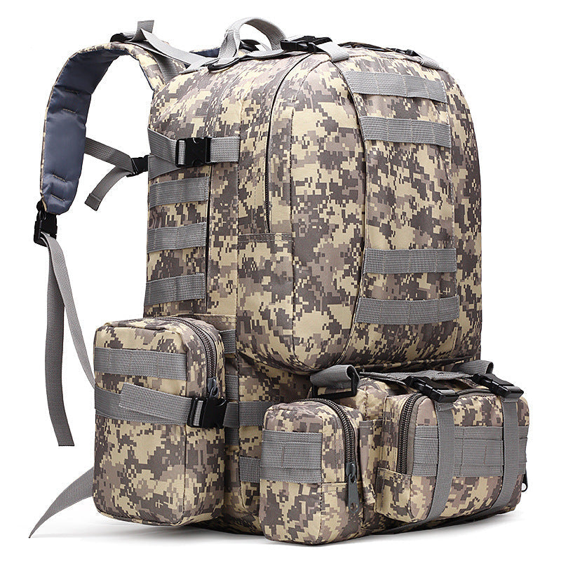 Crocox MOLLE Tactical Backpack Bag Military Pouches Rucksack Canvas Army Hiking