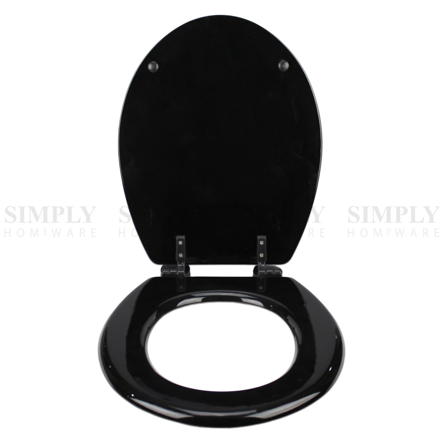 Toilet Seat and Cover Lid Designer Hard Bathroom Covers WC Bath Seat Lids - Simply Homeware