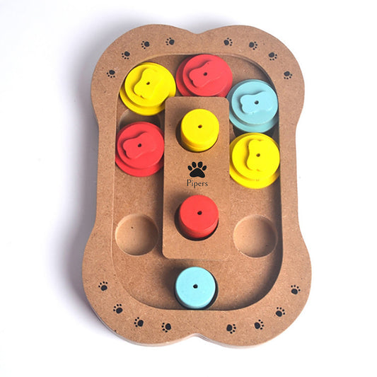 Pipers Dog Treat Dispenser Puzzle Play IQ Toys Interactive Food Pet Cat Feeding