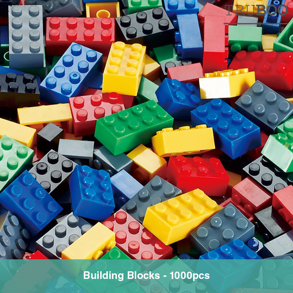 Truboo Building Blocks Kids Table and Chairs Set Toy Bricks Activity Play Baby