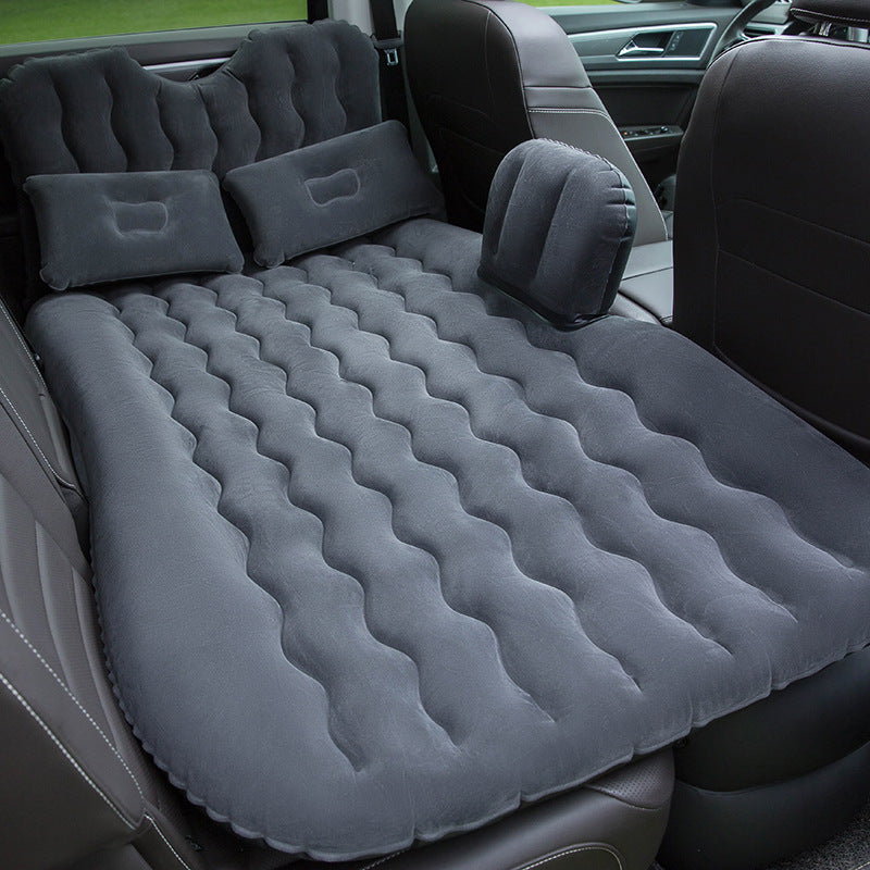 Crocox Car Inflatable Mattress Air Bed Back Seat Camping Travel Portable Cushion
