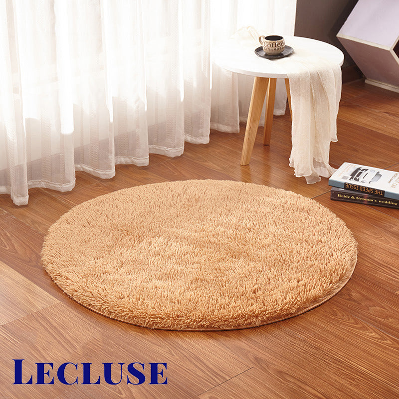 Lecluse Rugs Round Shaggy Floor Carpets Extra Large Lounge Couch Non Slip Area