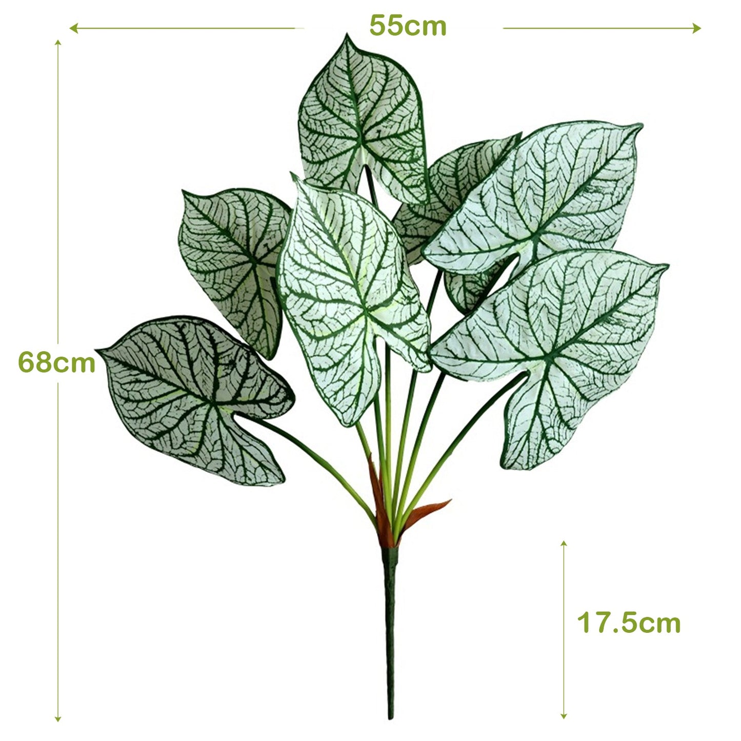 Landen Artificial Plants Fake Monstera Palm Leaves Real Touch Home Decoration