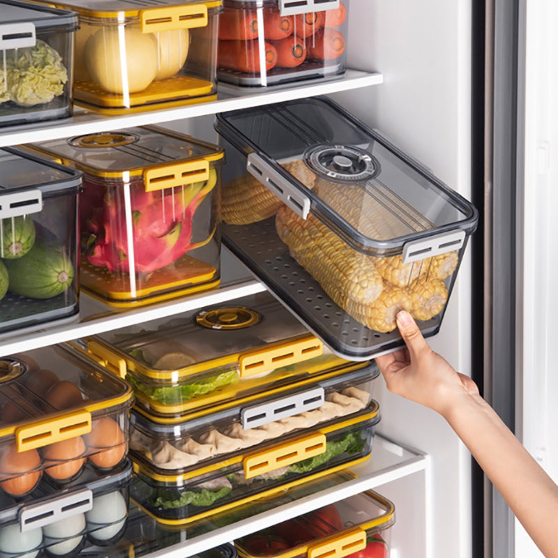 Lecluse Refrigerator Storage Box Egg Carton Refrigerator Food Storage Container