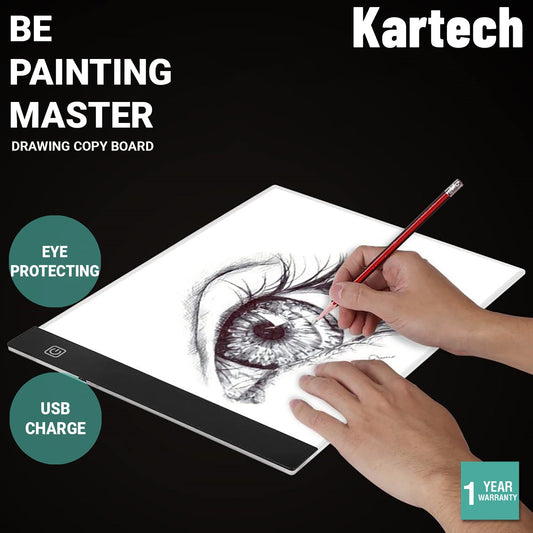 Kartech Drawing Copy Board See Through 5V Tracing Tablet Art Writing LED Plate