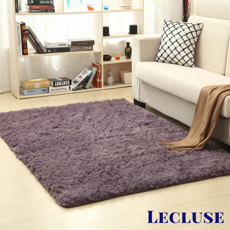 Lecluse Rugs Shaggy Floor Carpets Extra Large Lounge Couch Non Slip Anti Area