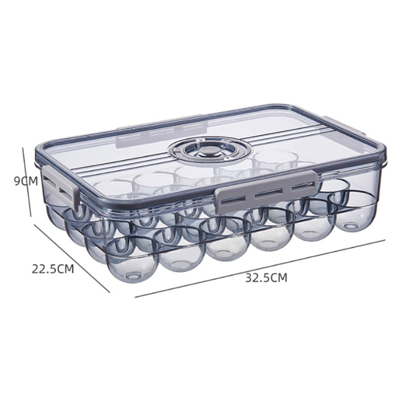 Lecluse Refrigerator Storage Box Egg Carton Refrigerator Food Storage Container