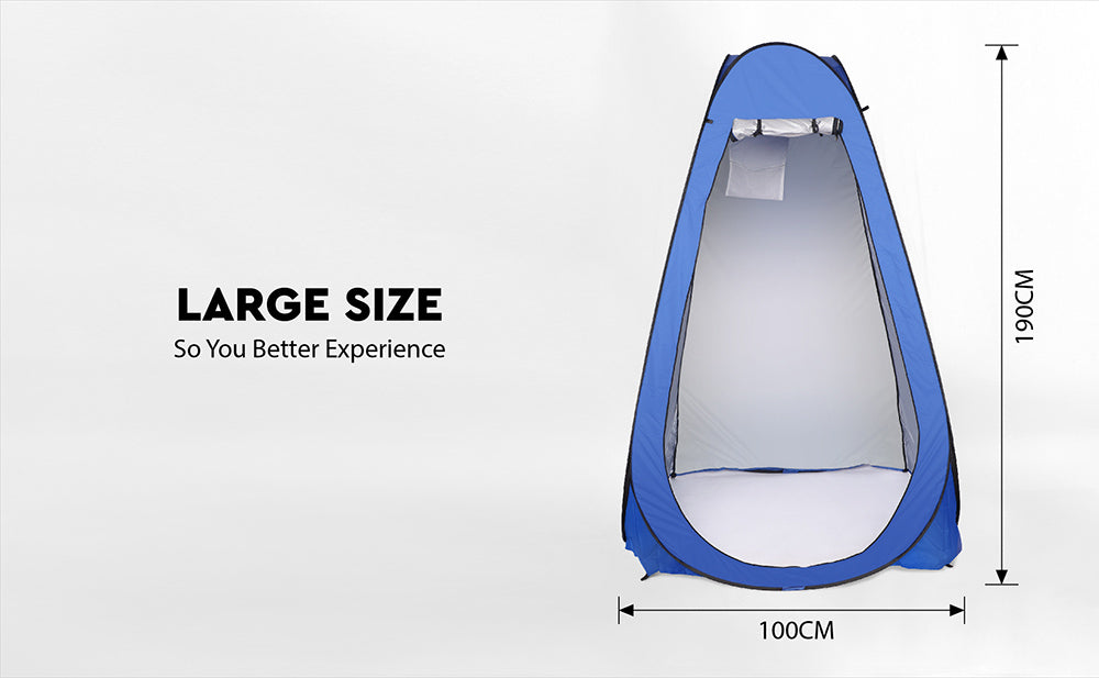 Pop Up Shower Tent Camping Portable Privacy Waterproof Instant Toilet Change Roo