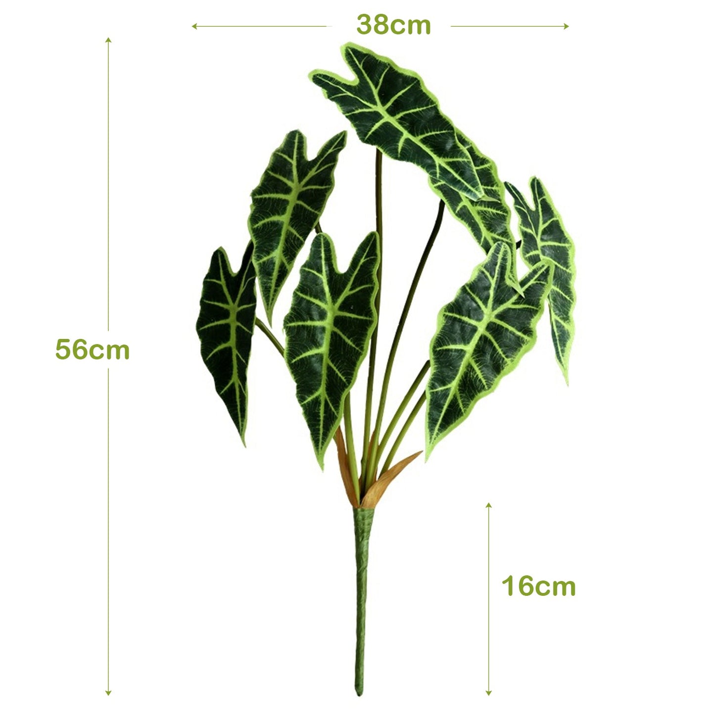Landen Artificial Plants Fake Monstera Palm Leaves Real Touch Home Decoration