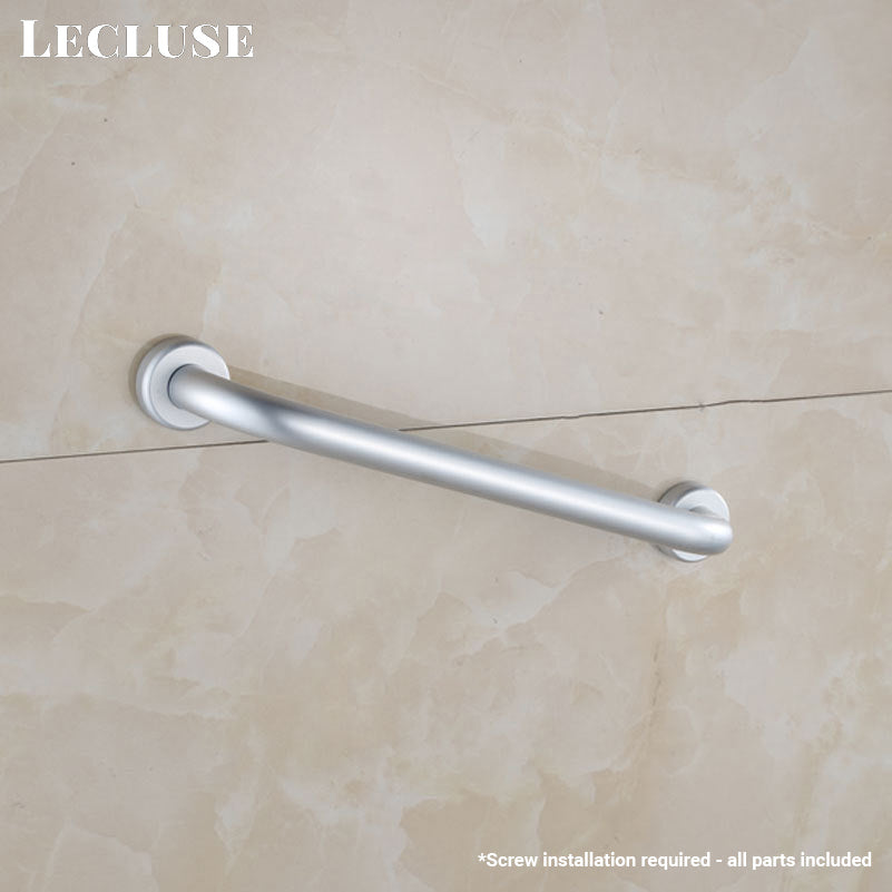 Lecluse Bathroom Accessories Black Set Towel Rack Shelf Storage Hand Rail Caddy