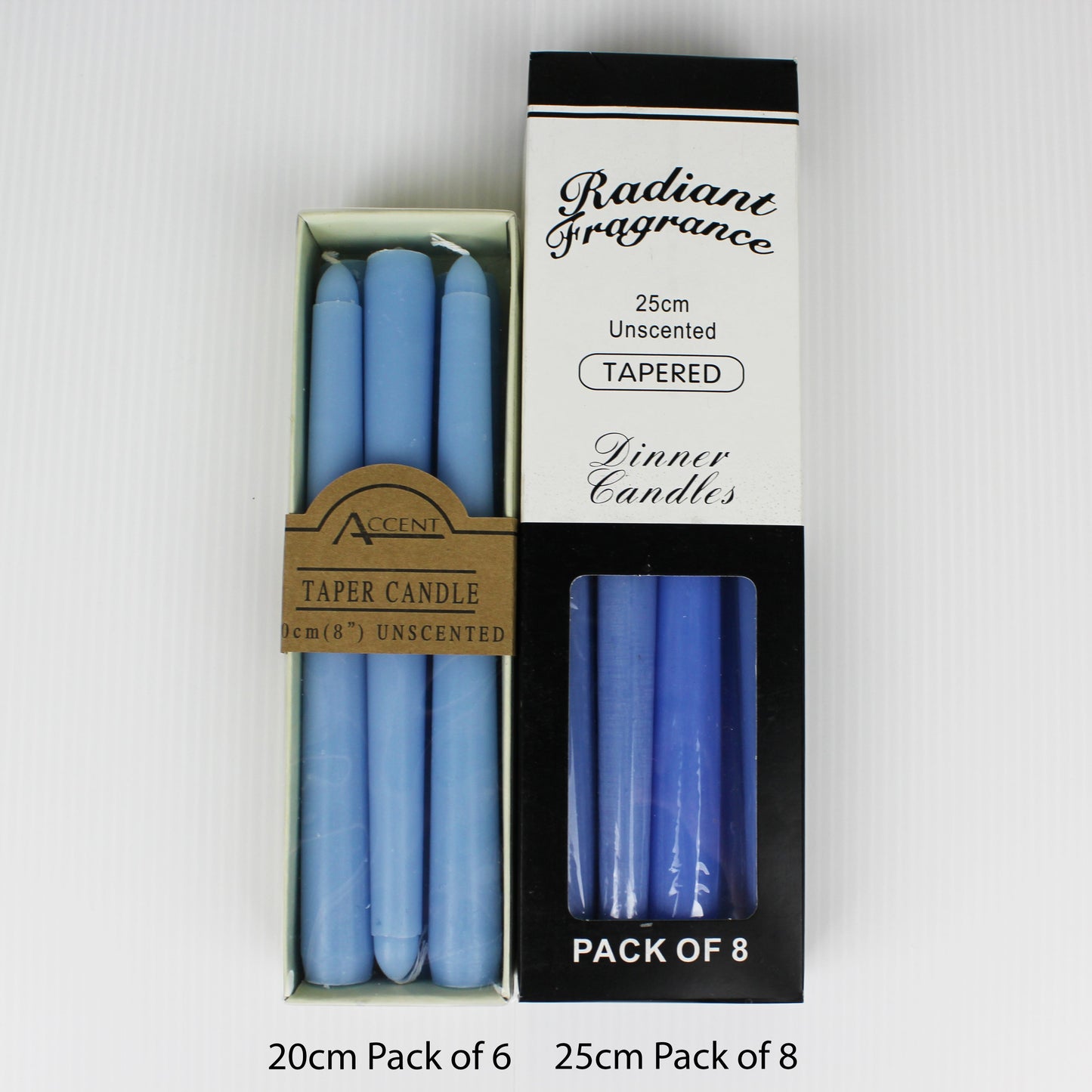 Tapered Candles Taper Dinner Candle Bulk Coloured Unscented Wicca Pagan 6/8 Pack