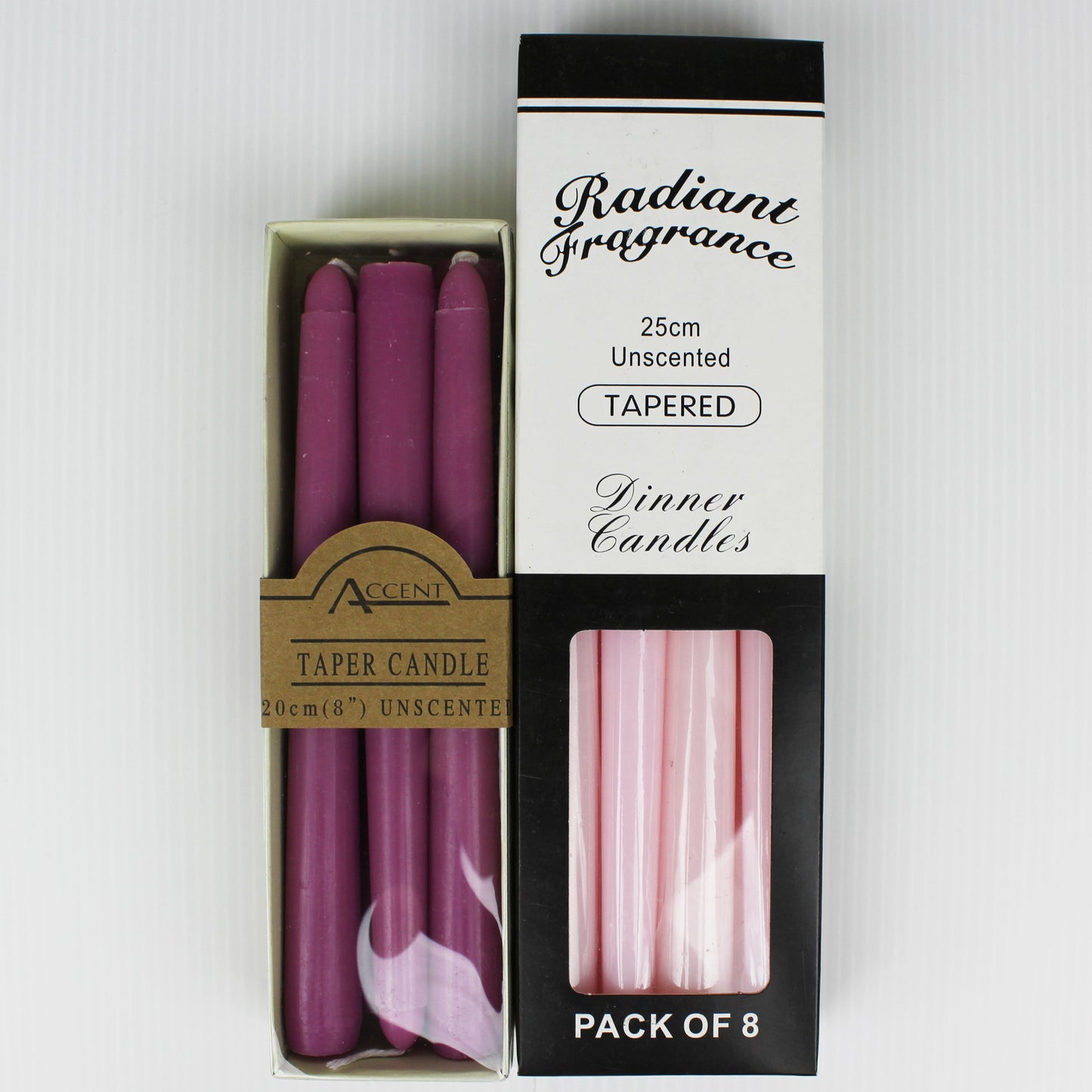 Tapered Candles Taper Dinner Candle Bulk Coloured Unscented Wicca Pagan 6/8 Pack