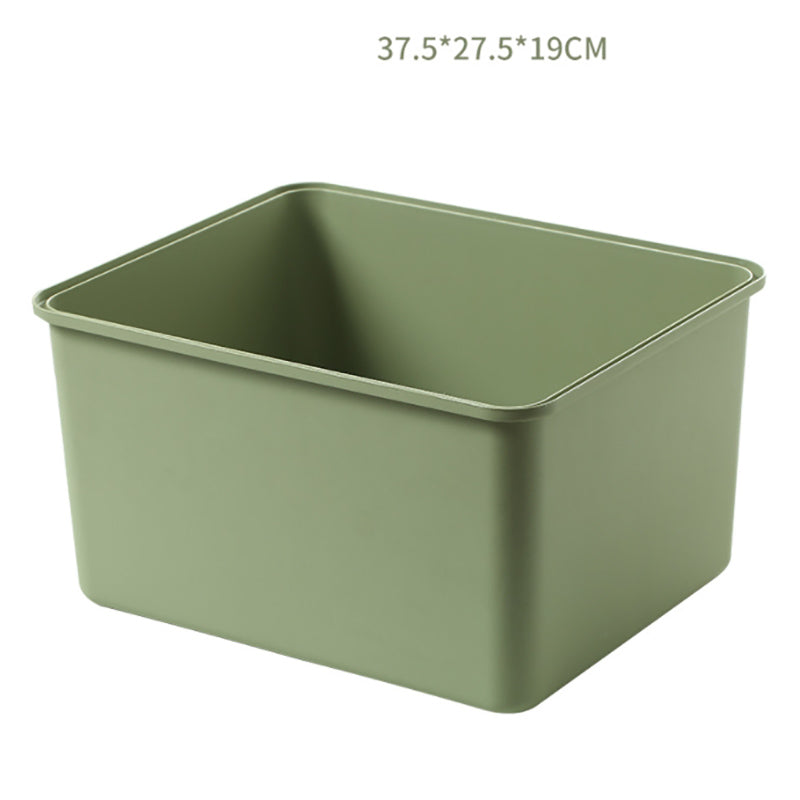 Lecluse T-Shirt Compartment Organizer Plastic Bathroom Vanity Storage Bin Organi
