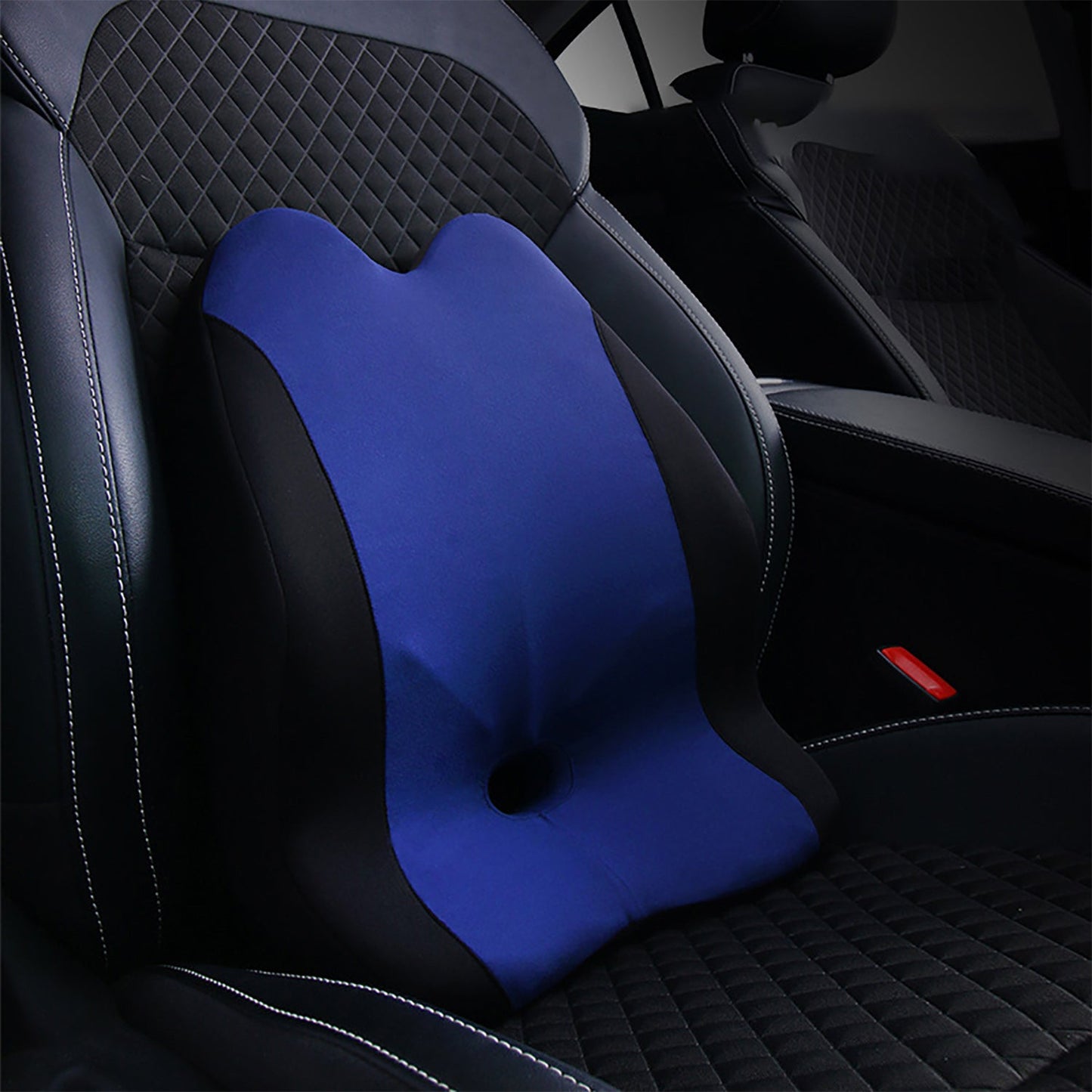 Lecluse Lumbar Support Pillow Car Memory Foam Back Posture Cushion Pain Relief