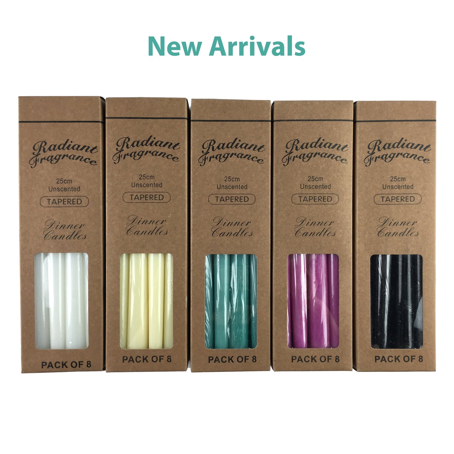 Tapered Candles Taper Dinner Candle Bulk Coloured Unscented Wicca Pagan 6/8 Pack