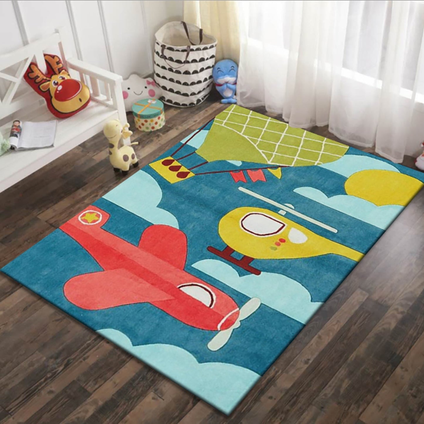 Truboo Kids Play Area Rug Velvet Carpet Baby Crawling Mat Bedroom 200x300cm
