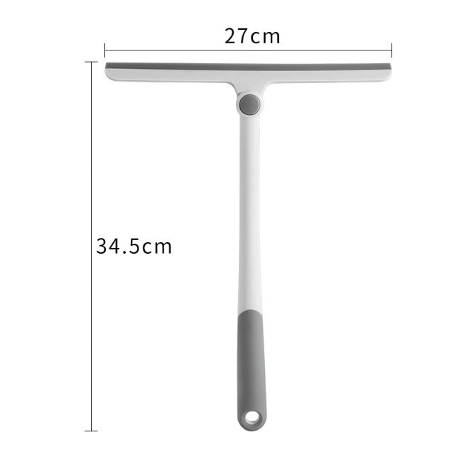 Lecluse Single-Sided Window Scraper Floor Squeegee Long Handle For Window Cleani