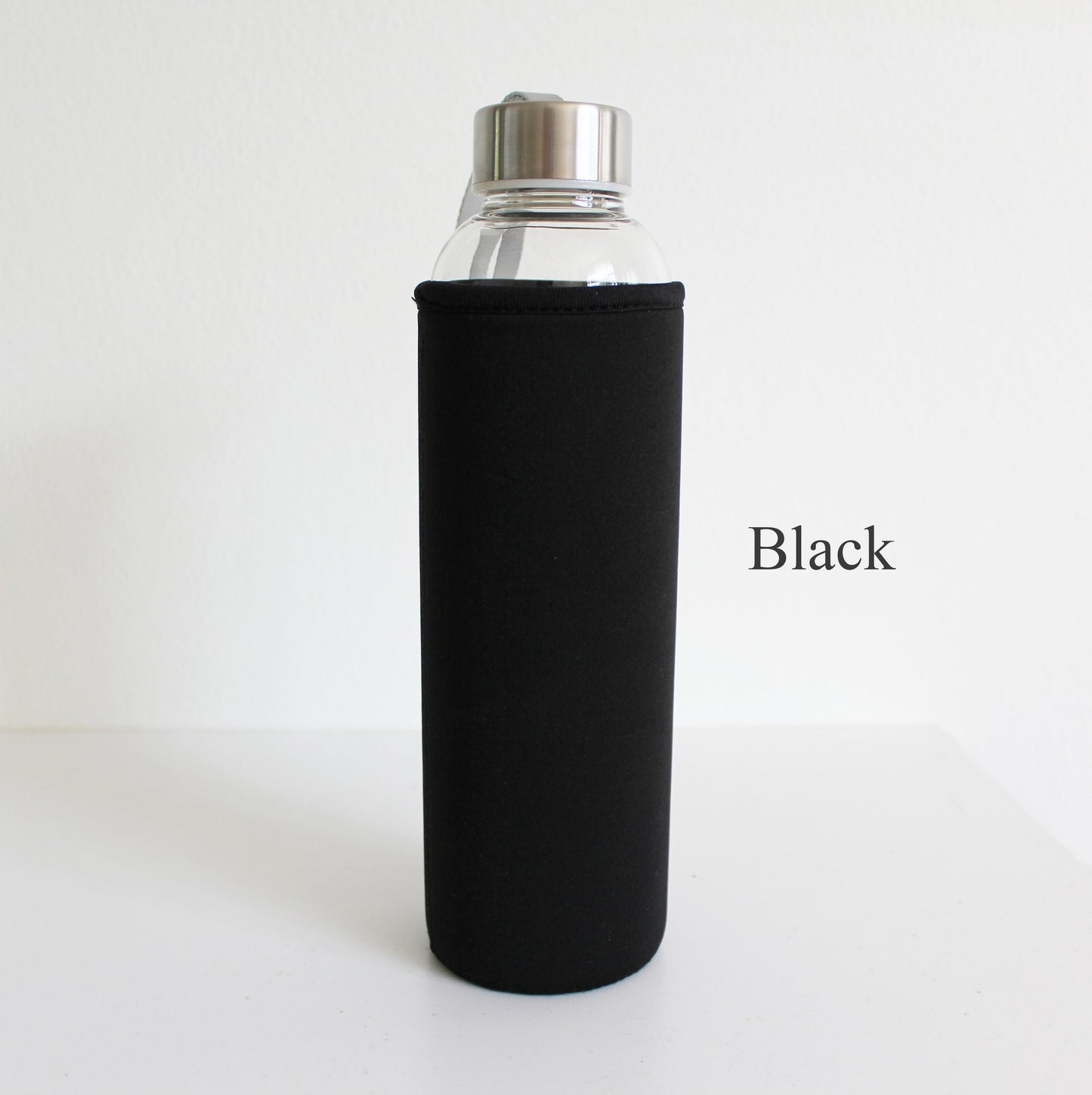 Glass Water Bottle 550ml BPA Free Sports Tea Crystal Bottles Juice Drinking Jug