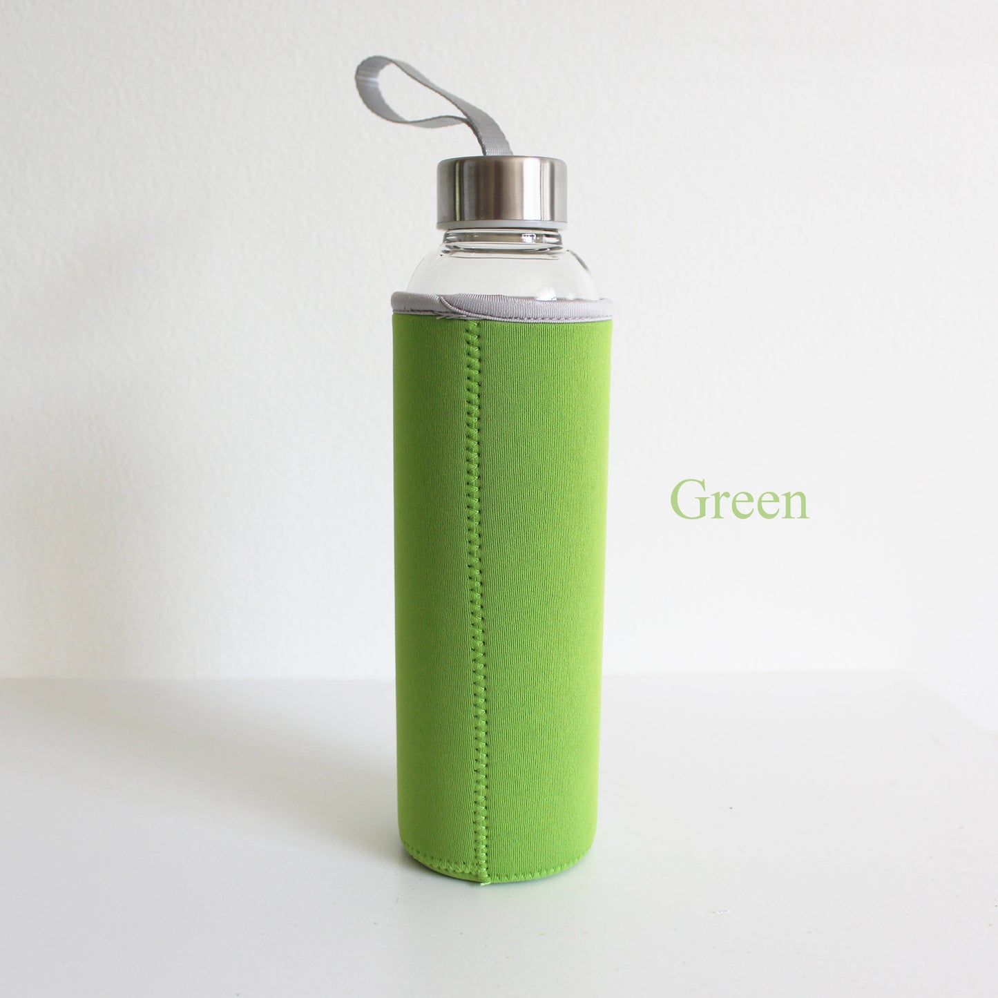 Glass Water Bottle 550ml BPA Free Sports Tea Crystal Bottles Juice Drinking Jug