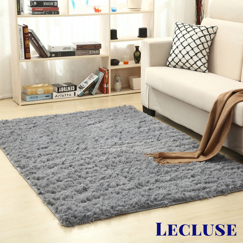 Lecluse Rugs Shaggy Floor Carpets Extra Large Lounge Couch Non Slip Anti Area