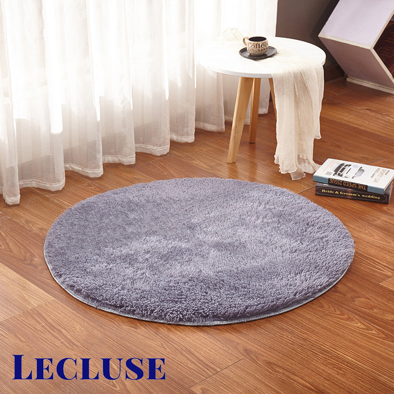 Lecluse Rugs Round Shaggy Floor Carpets Extra Large Lounge Couch Non Slip Area