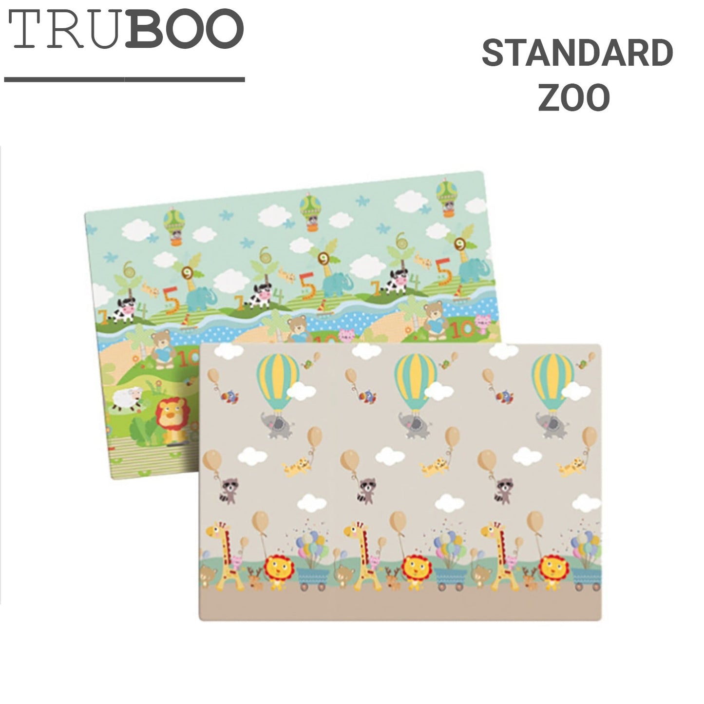 Truboo Baby Play Mat Crawling Folding Pad Kids Waterproof Non-Slip Foam Carpet