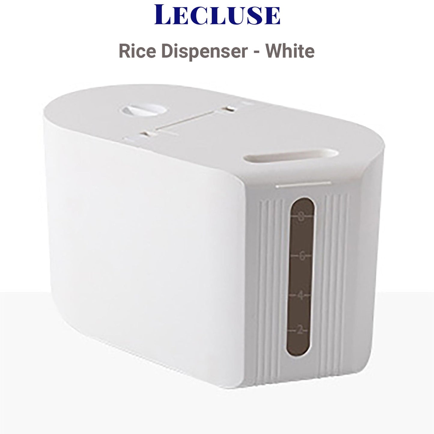 Lecluse Rice Dispenser Cereal Storage Box Spaghetti Noodle Container Sealed