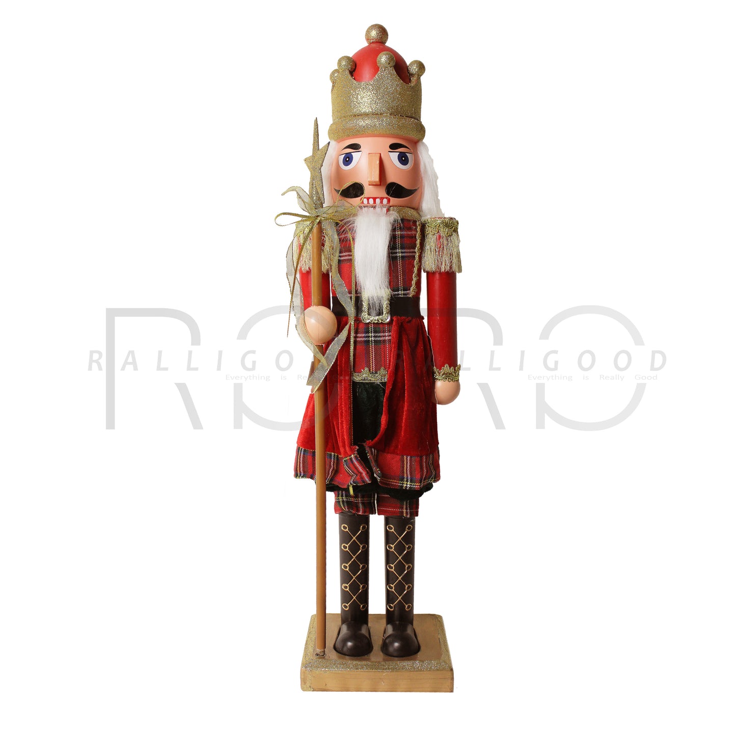 Nutcracker Nut Cracker Christmas Decorations Outdoor Statue Singing Musical Wood