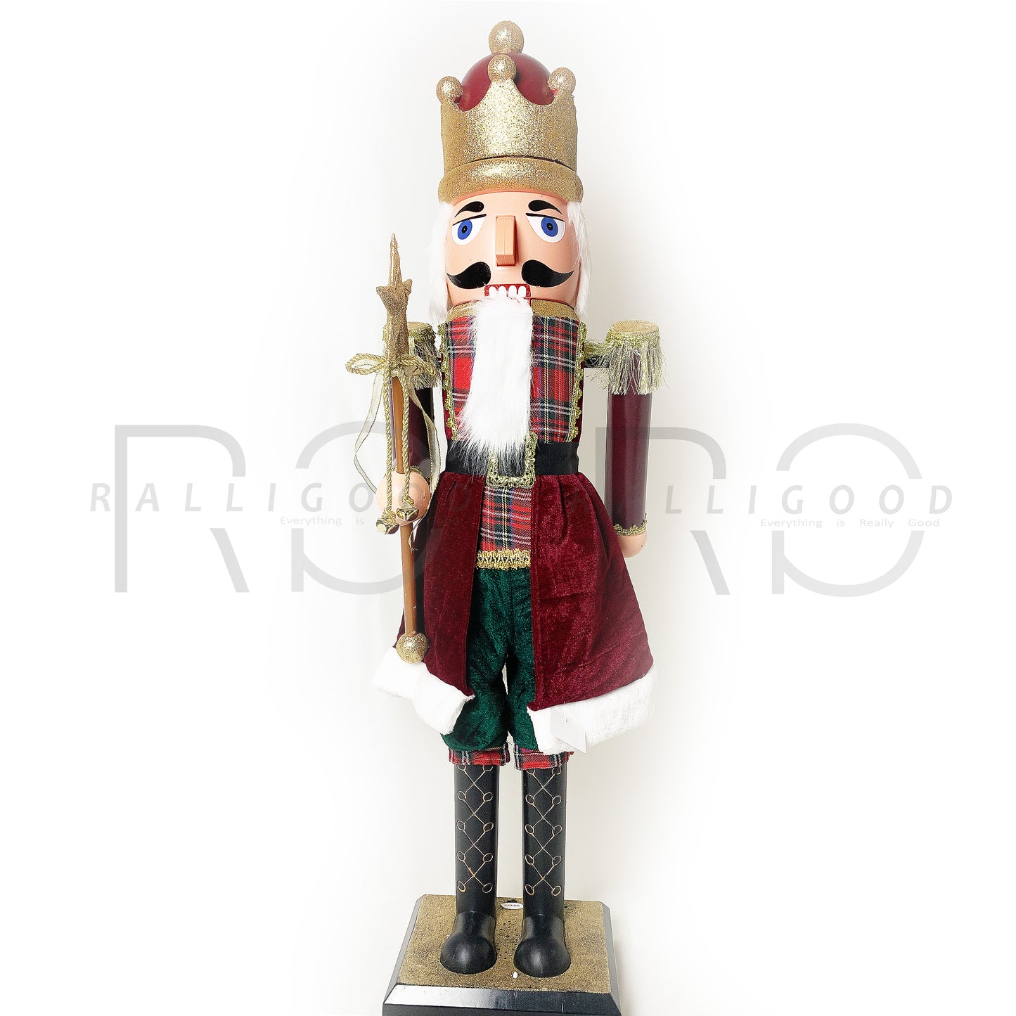 Nutcracker Nut Cracker Christmas Decorations Outdoor Statue Singing Musical Wood