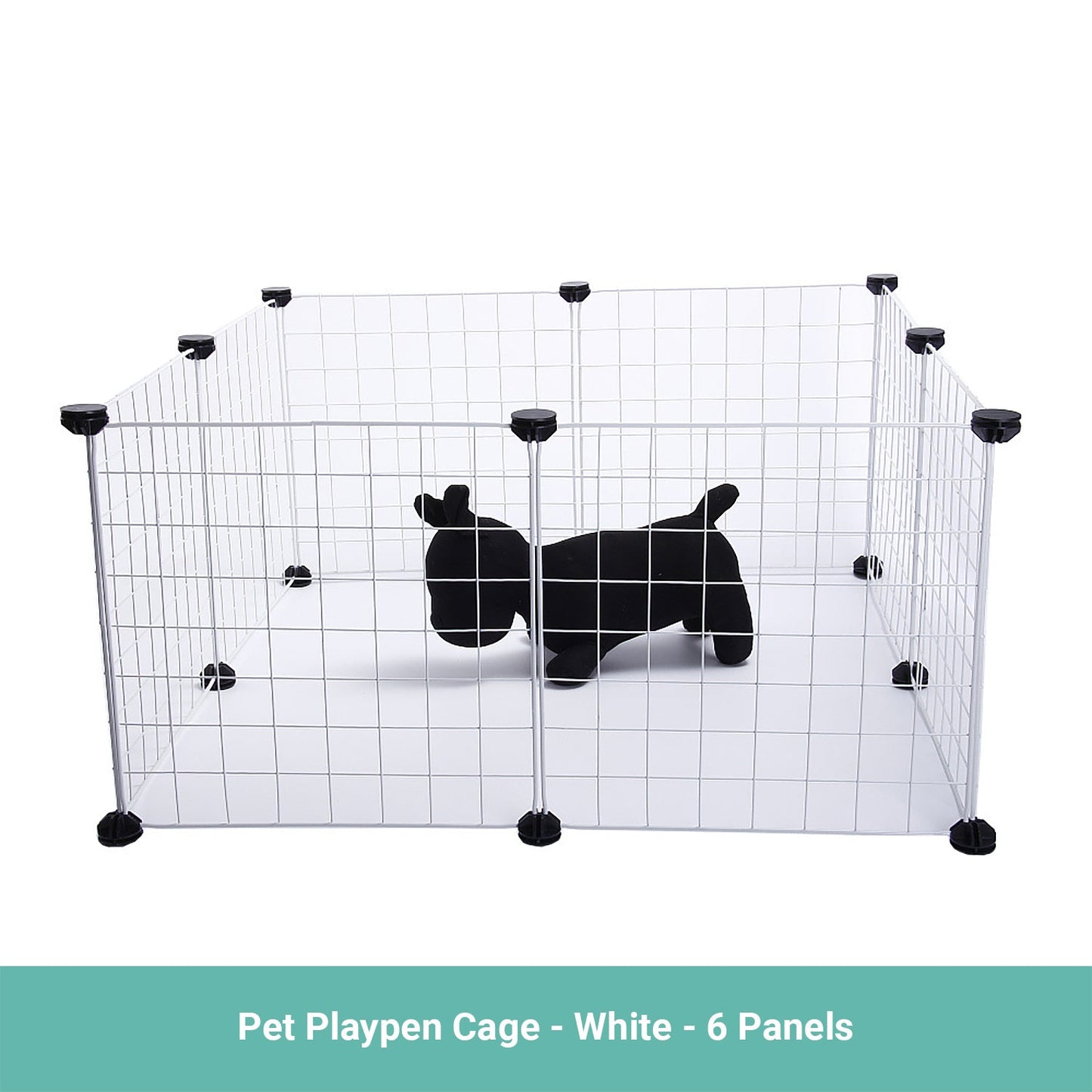 Pipers Pet Fence Cage Dog Puppy Playpen Enclosure Panels Customizable Foldable