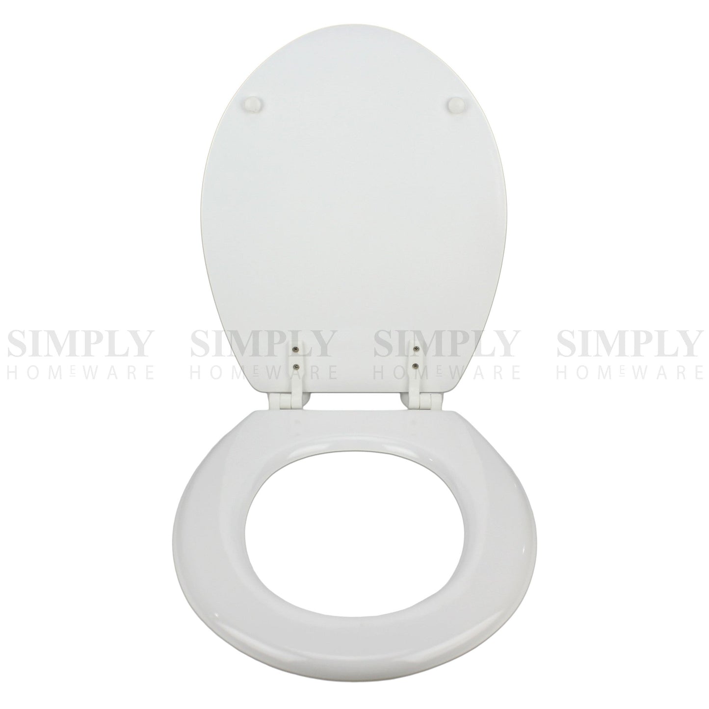 Toilet Seat and Cover Lid Designer Hard Bathroom Covers WC Bath Seat Lids - Simply Homeware