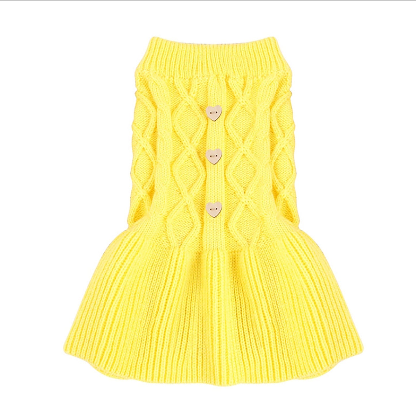 Pipers Pet Knit Dress Small Dog Cat Acrylic Cute Styled Skirt Sweater Clothes