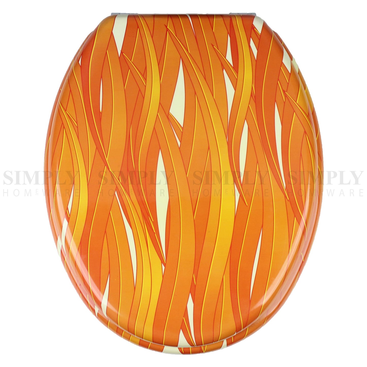Toilet Seat and Cover Lid Designer Hard Bathroom Covers WC Bath Seat Lids - Simply Homeware